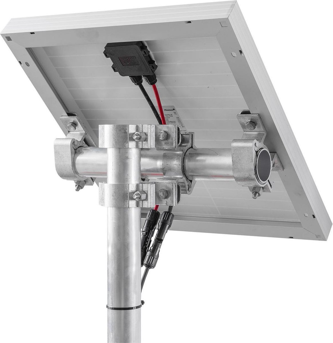 Zonnepaneelhouder 114 Cm (2 Paar) - Verstelbaar 0-90°, Universeel Voor 100W-600W Panelen, Balkon & Dak