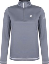 Dare 2b Lowline Core Stretch  Wintersportpully - Maat 40  - Vrouwen - donker grijs