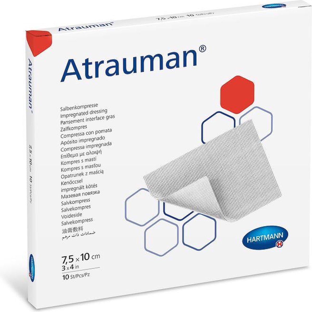 Goedkoopste Hartmann - Atrauman - steriel zalfkompres - 7,5 x 10cm