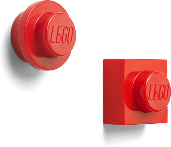 Magneten set van 2, Rood - LEGO | bol.com