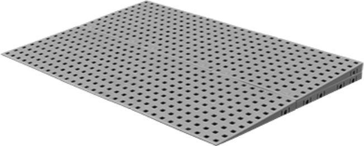 Goedkoopste Drempelhulp Binnen - 3,8 tot 5,4 cm (H) x 100 cm (B) - Verlengde Oprijhelling Drempelplaat - 2 L laags
