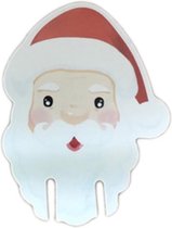 Kerstman voor op champagne glas - 30 stuks - Champagneglas versiering - Kerstversiering - Karton