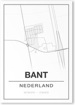 Poster/plattegrond BANT - 30x40cm