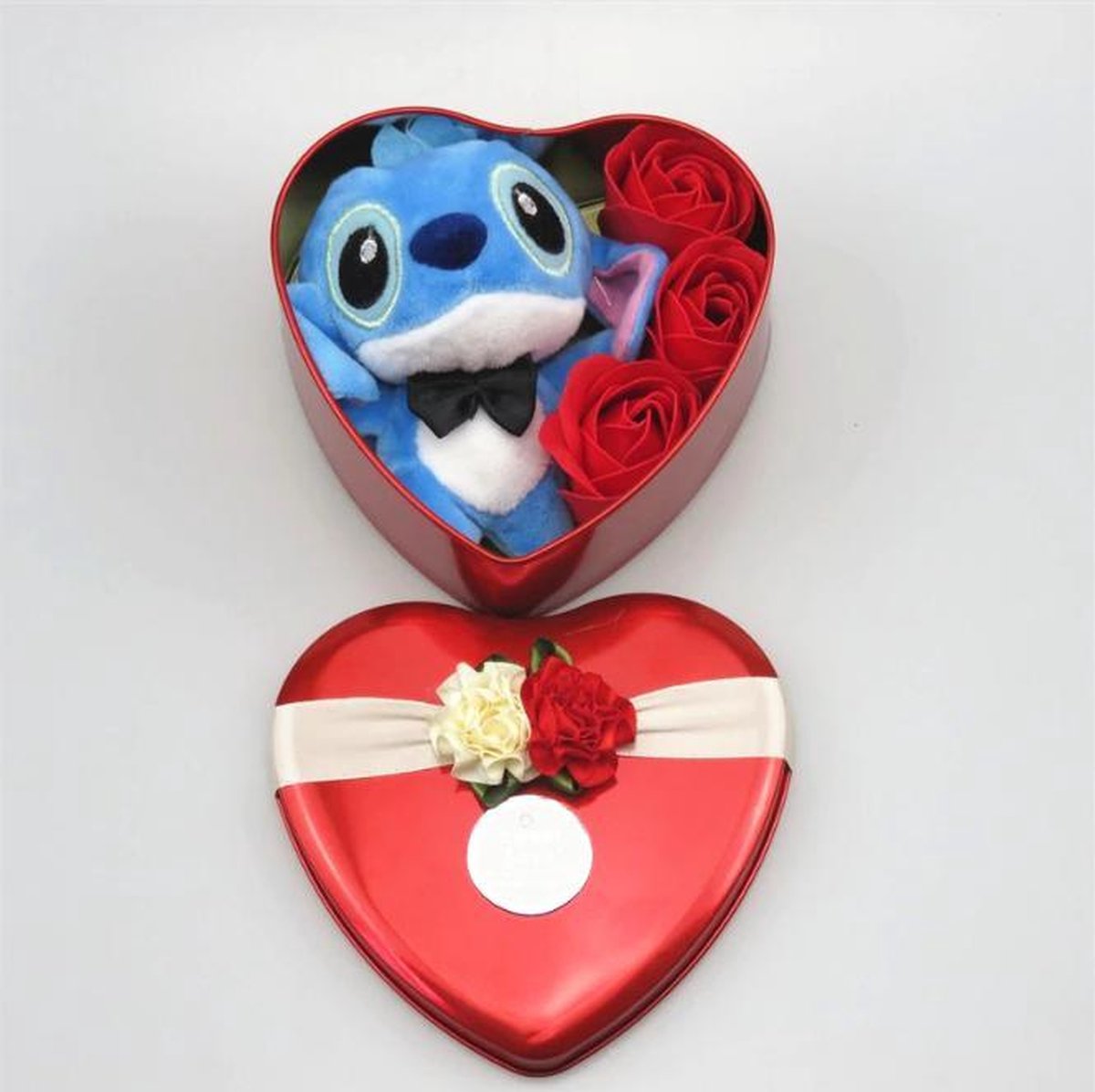 Lilo & Stitch, Lilo, Stitch, Angel, boîte cadeau rouge, point bleu