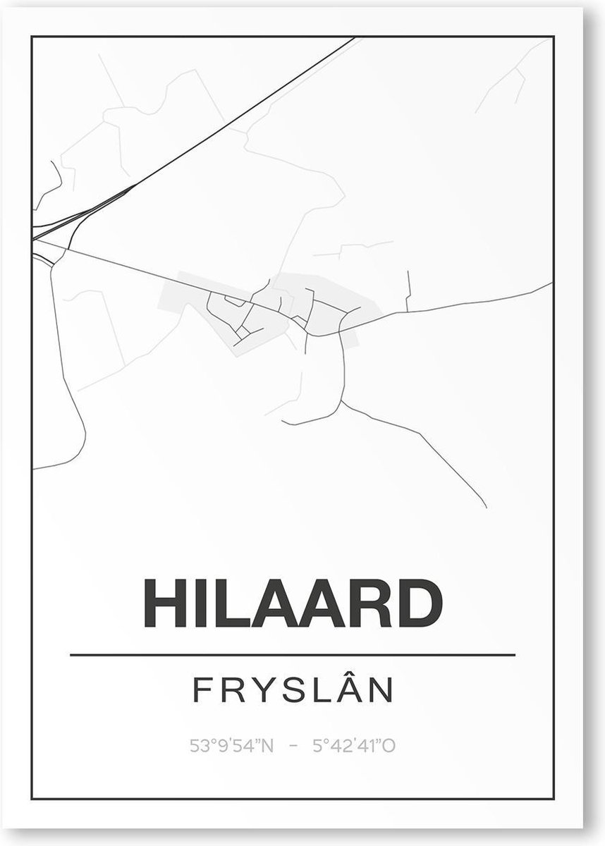 Poster/plattegrond HILAARD - A4