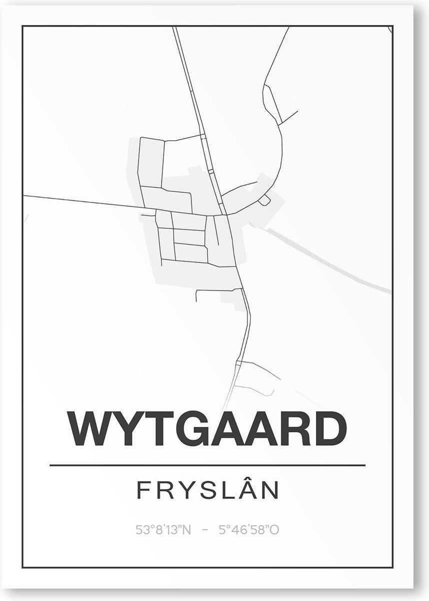 Poster/plattegrond WYTGAARD - A4