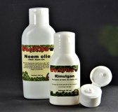 Neemolie 100ml PUUR & Rimulgan 50ml, Emulgator voor Neem Olie - Makkelijk Mixen voor Neemspray of Neemoplossing