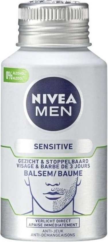 chaos haai Elektrisch NIVEA MEN Sensitive Aftershave Balsem - 125 ml | bol.com