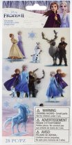 Disney - Frozen 2 - Stickers - diverse karakters -28 stuks