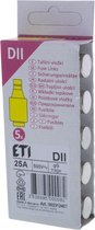 ETI Diazed DII - zekering - porselein - 25 Amp - gL/gG traag
