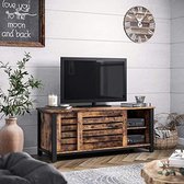 AZ-Home - Tv Meubel Retro 110 x 40 x 45 cm - Tv kast  - Lowboard vintage, donkerbruin
