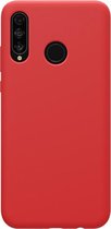 Nillkin Flex Silicone Hard Case voor Huawei P30 Lite - Rood