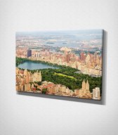 Central Park New York City Canvas - 120 x 80 cm - Steden - Schilderij - Canvas - Slaapkamer - Wanddecoratie  - Slaapkamer - Foto op canvas