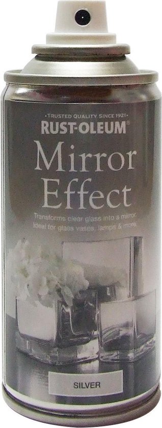 RUST-OLEUM - Mirror Effect Zilver - 150ml - Voor spiegeleffect op glas -  spiegel lak -... | bol.com
