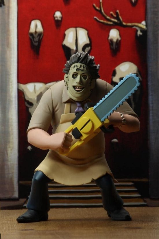 NECA figura de acción de la matanza de Texas, 18cm, 40 aniversario