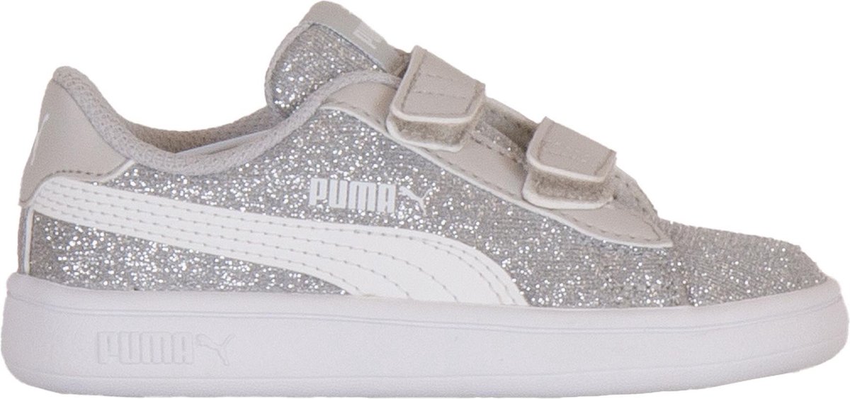 Puma Sneakers - Maat 24 - Meisjes - zilver/wit | bol