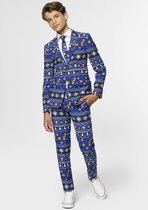 OppoSuits - Merry Mario™ - Tiener Jongens Carnavals Pak - Maat 12