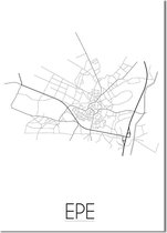 DesignClaud Epe Plattegrond poster A2 poster (42x59,4cm)