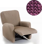 Milos - Stoelhoes voor uw relax fauteuil - 60cm tot 85cm breed - Paars