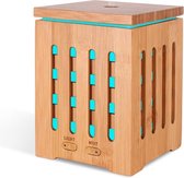 Seidon™ Aroma Diffuser – Bamboo Block - Gratis Ebook - Luchtbevochtiger – Geur Verspreider