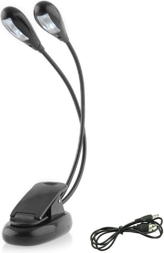 Flexibel led leeslampje - Boekleeslamp - USB - Inclusief -... | bol.com