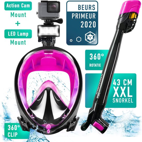 bezoeker Madeliefje Officier Sportstech snorkelmasker SNX650 - duikmasker - duikbril snorkelen | bol.com