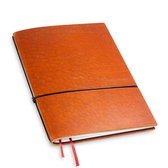 X17 Notebook A5 Leder Natur Brandy - 1 katern