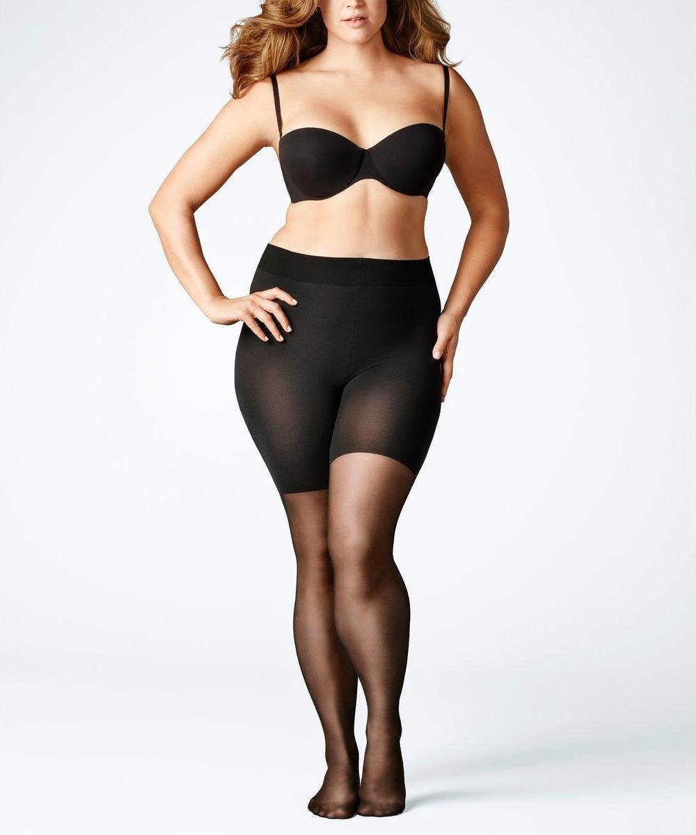 Falke Beauty Plus eenkleurig materiaal transparant 20 DEN panty dames zwart - maat A SHORT zwart 3009