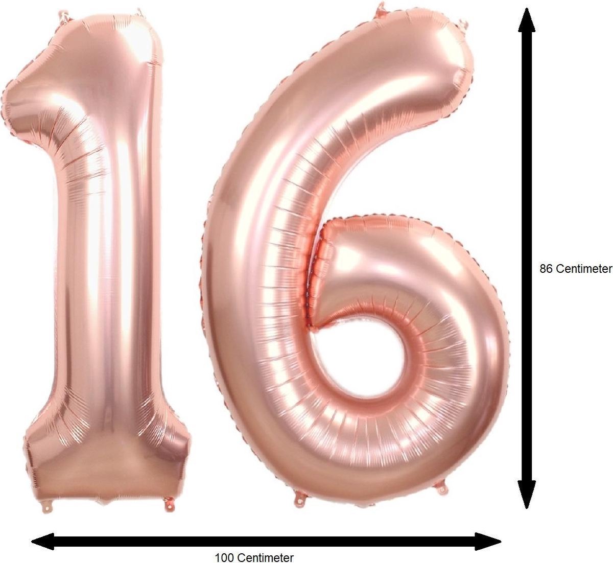 Montage sans hélium- Joyeux anniversaire Rosegold