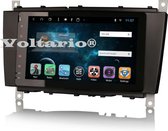 Voltario® 9 "Android 8.1 Autoradio met navigatie, bluetooth en DVD. Autonavigatie voor Mercedes Benz C / CLK klasse W203 W209