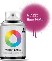 MTN Blauw Violet Waterbasis Spuitverf - 100ml graffiti spray-paint geschikt voor kinderen