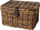 Panier de vélo FastRider - Rotin - 26 litres - Marron