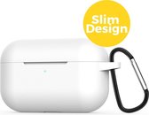 Apple Airpods Pro Siliconen Case Hoesje - Beschermhoes - Wit