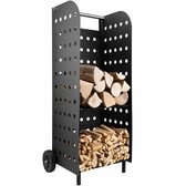 tectake - Brandhoutwagen voor openhaard houtwagen houtkar