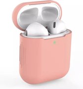 Bescherm Hoes Cover Case voor Apple AirPods (Siliconen) - Zalmroze