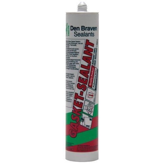 Den Braven Hittebestendige gasket sealant kit rood 310ml Bestel nu!