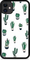 iPhone 11 Hardcase hoesje Cactus - Designed by Cazy