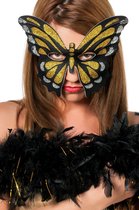 Masker vlinder groot goud