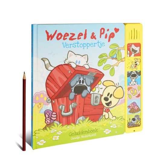 Woezel & Pip - Verstoppertje - geluidenboek