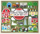 Melissa & Doug Farm & Tractor Play Set