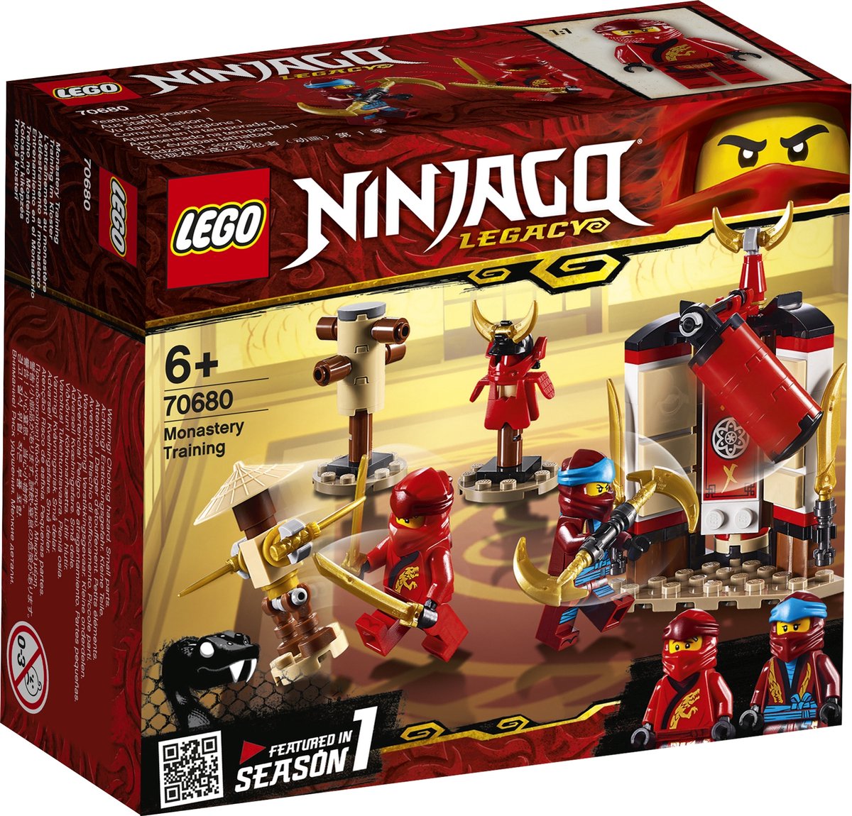LEGO NINJAGO Legacy Kloostertraining - 70680 | bol.com