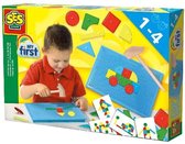 SES - My First - Hamertje Tik - original - Montessori speelgoed - originele set met basis vormen - inclusief hamer - Speelgoed 1 jaar, 2 jaar 3 jaar en 4 jaar
