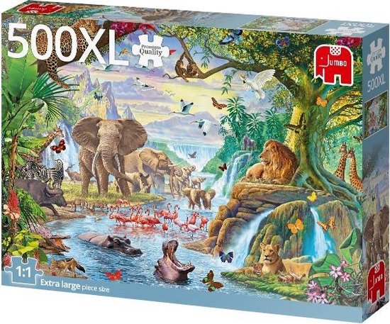 Jumbo Premium Collection Puzzel Jungle Lake - Legpuzzel - 500XL stukjes |  bol.com