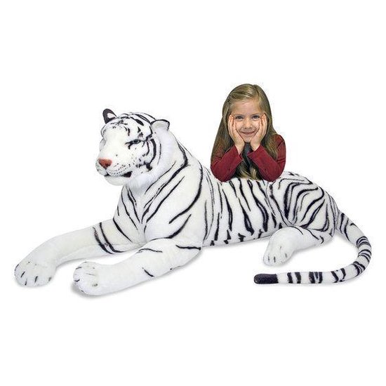 Melissa \u0026 Doug - White Tiger - Pluche 
