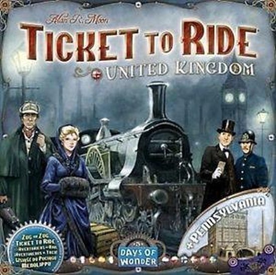 Ticket to Ride UK & Pennsylvania Uitbreiding Bordspel