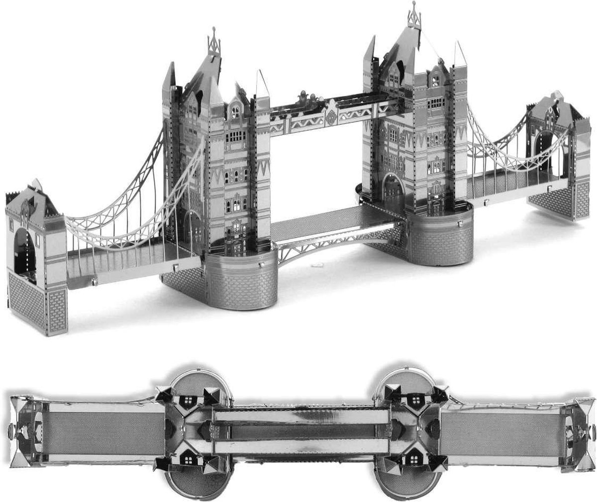 Metal Earth Modelbouw 3D London Tower Bridge - Metaal — afbeelding 4