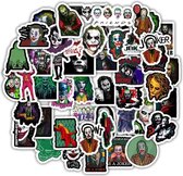 The Joker sticker mix  - 50 stickers voor laptop, agenda, muur, deur etc.