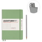 Leuchtturm notitieboek soft medium pastel groen dots
