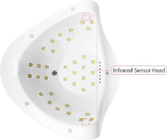 UV Lamp Gelnagels - 80 Watt - LED Nagellamp - Nageldroger - LED Lamp Nagels