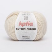 Katia Cotton Merino licht beige 6 BOLLEN